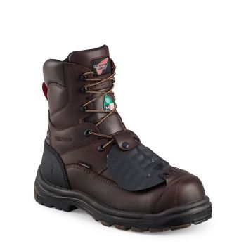 Red Wing King Toe® 8-inch Waterproof CSA Metguard Safety Toe Wandelschoenen Heren Chocola - 3530